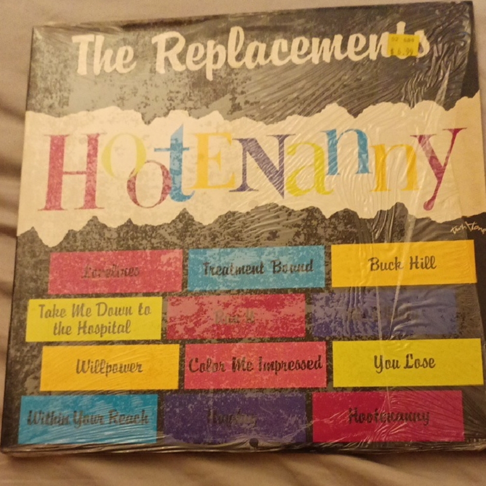The REPLACEMENTS HOOTENANNY TWIN TONE Lp orig 1983 vinyl blue label.